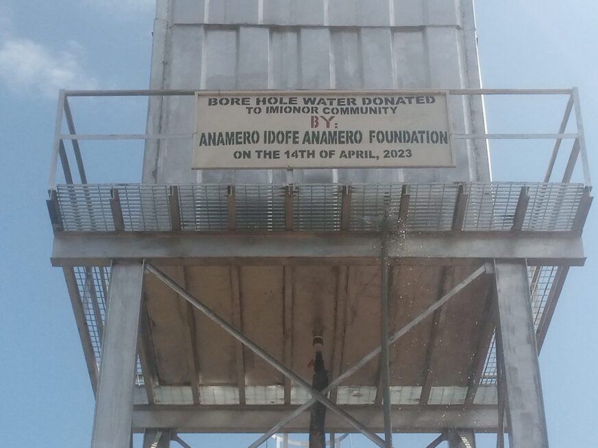Industrial Borehole: Quenching the Thirst of Imionor Community