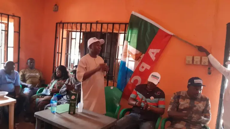 Hon Anamero Dekeri addresses APC ward leaders in Edo Central