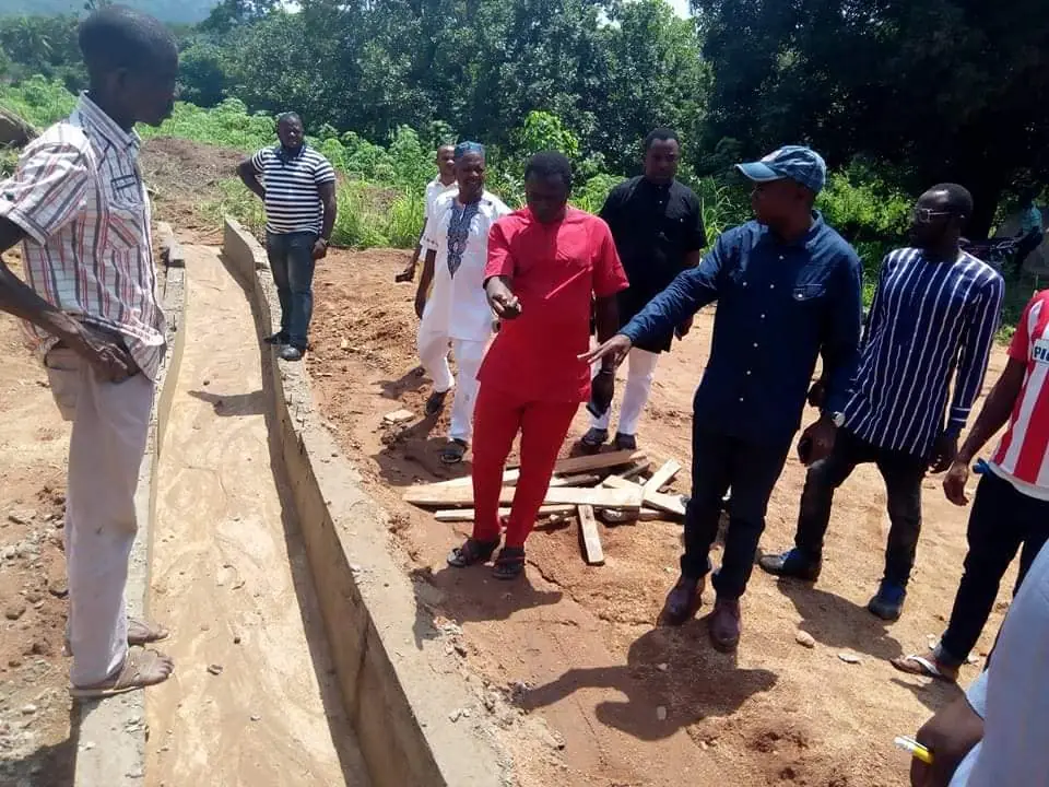 Hon Anamero Road Projects in Etsako Pre-swearing in (2)