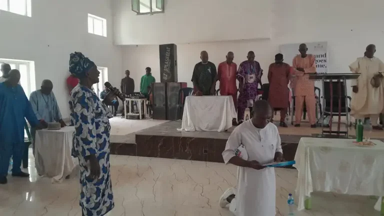 Hon Anamero Receives prayers from Ogute communities