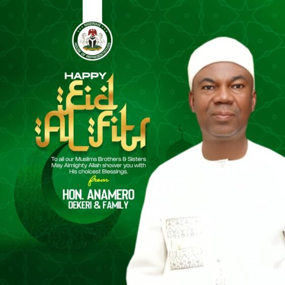 Hon. Anamero Dekeri Wishes Muslims Eid Mubarak: A Message of Hope and Blessings