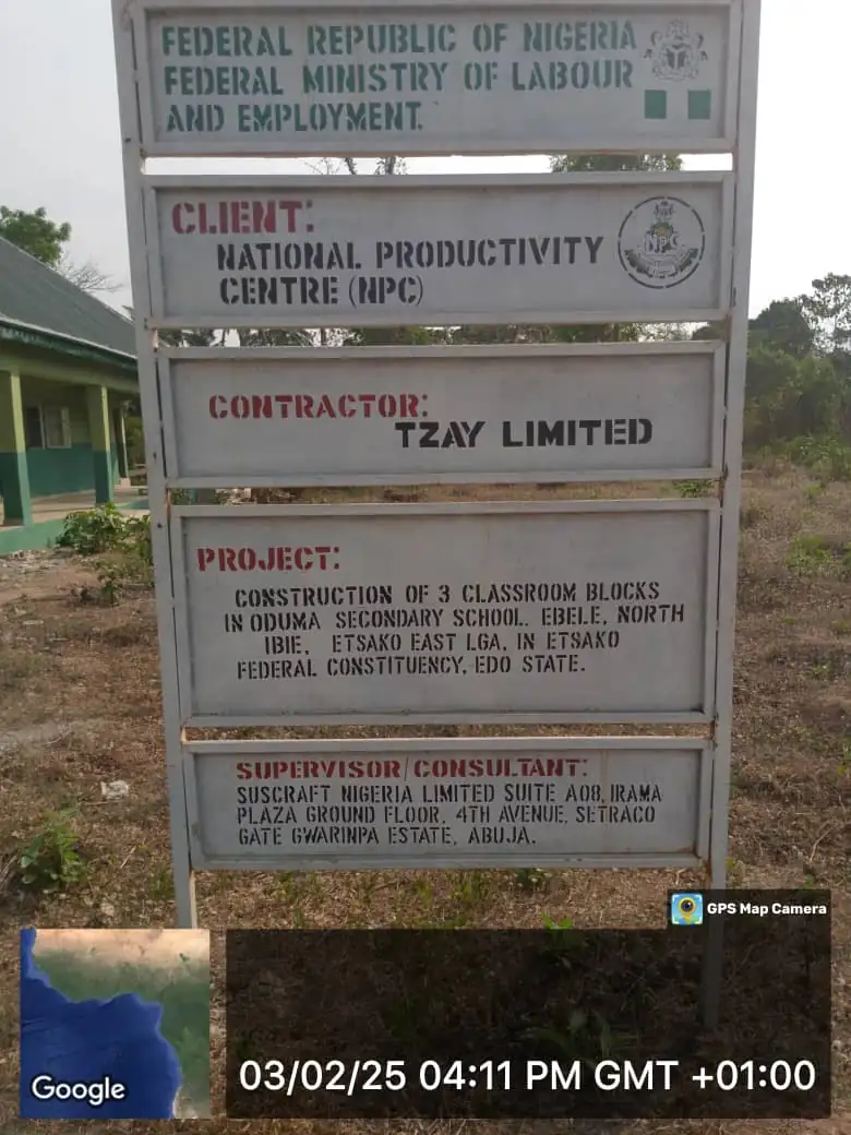 Strengthening Education: Hon. Anamero Constructs New Classrooms Across Etsako in 2024