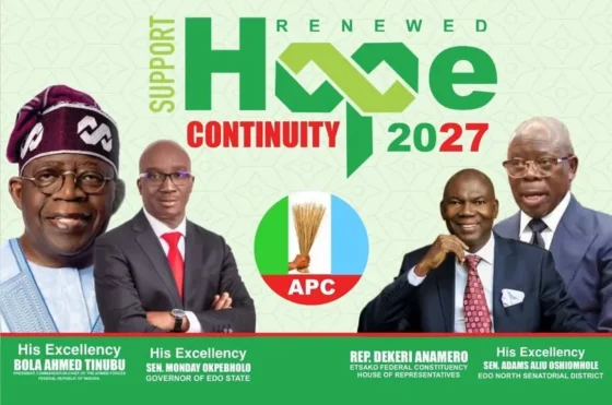 Appreciation Message From Hon. Anamero Dekeri
