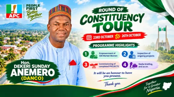 Hon. Anamero Dekeri Announces Constituency Tour, Market Women Empowerment and Project Commissioning